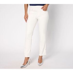 Maya J Women's Pants Sz 16 Primabelle Twill Resort Ready Jean White A674280